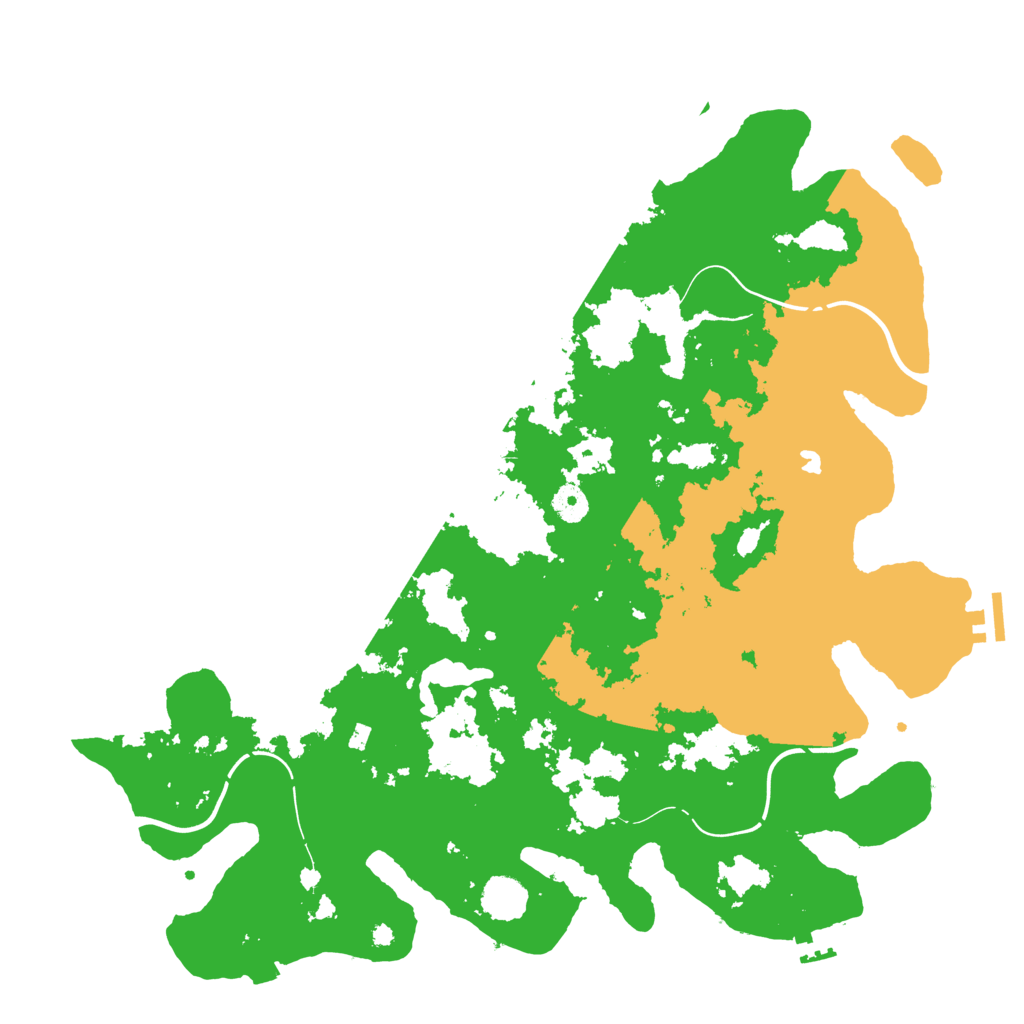 Biome Rust Map: Procedural Map, Size: 4250, Seed: 1145144145