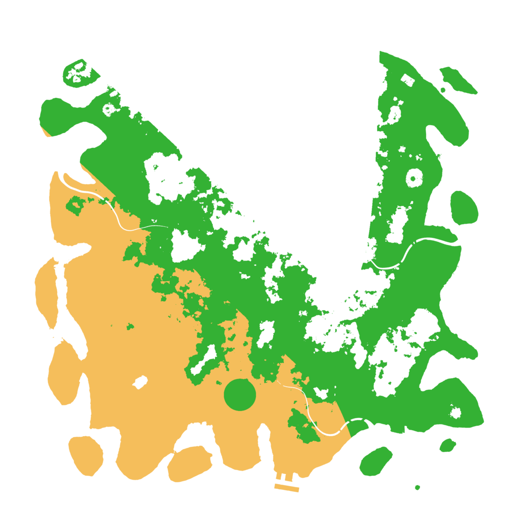 Biome Rust Map: Procedural Map, Size: 4250, Seed: 47491