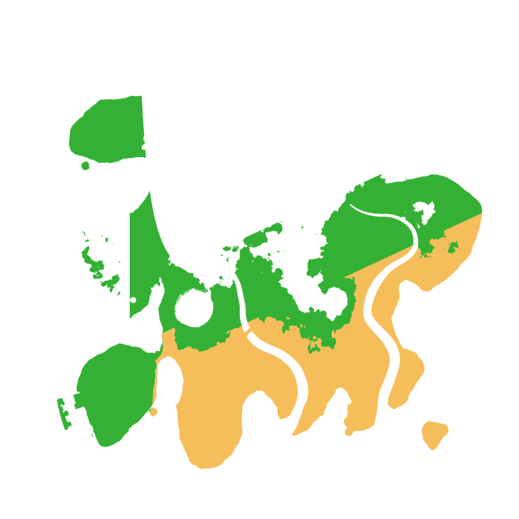 Biome Rust Map: Procedural Map, Size: 2500, Seed: 29170