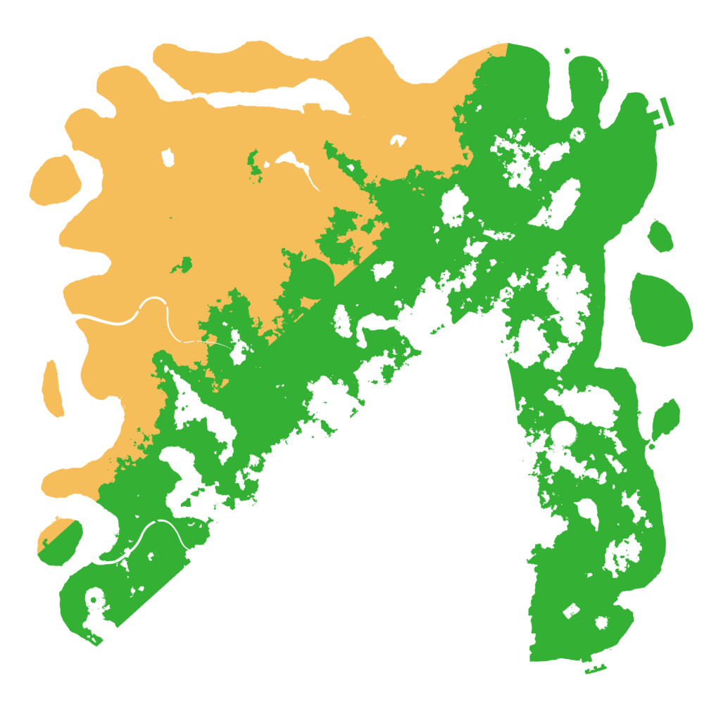 Biome Rust Map: Procedural Map, Size: 5000, Seed: 629163497