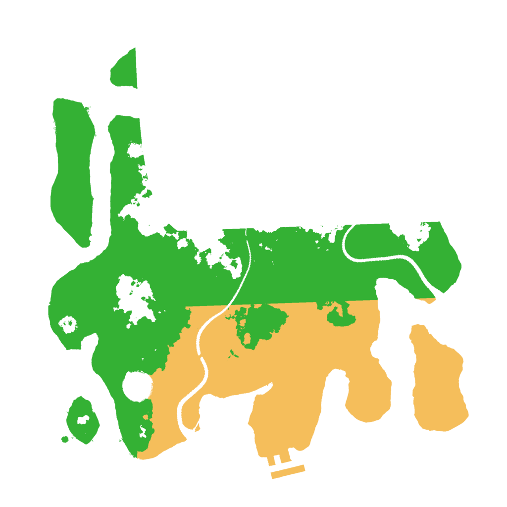Biome Rust Map: Procedural Map, Size: 3000, Seed: 922929617