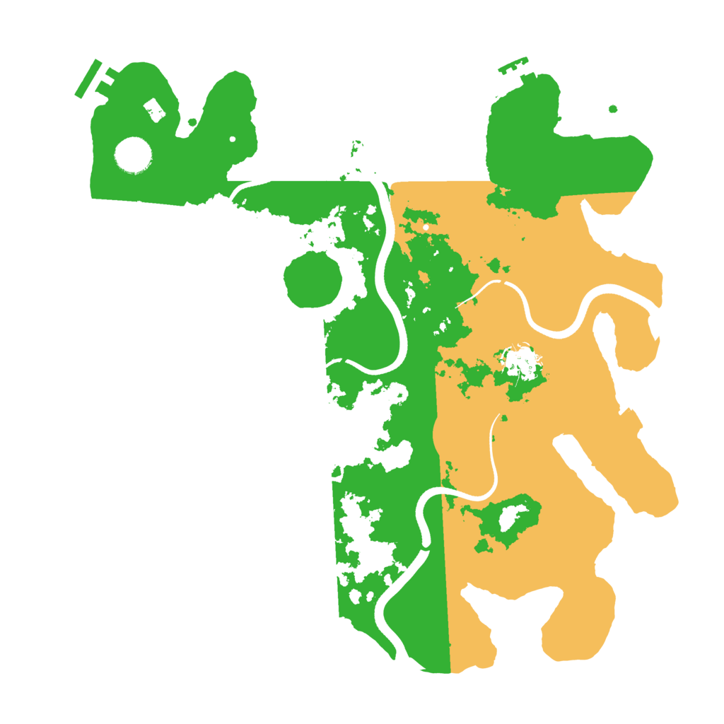Biome Rust Map: Procedural Map, Size: 3500, Seed: 1836651061