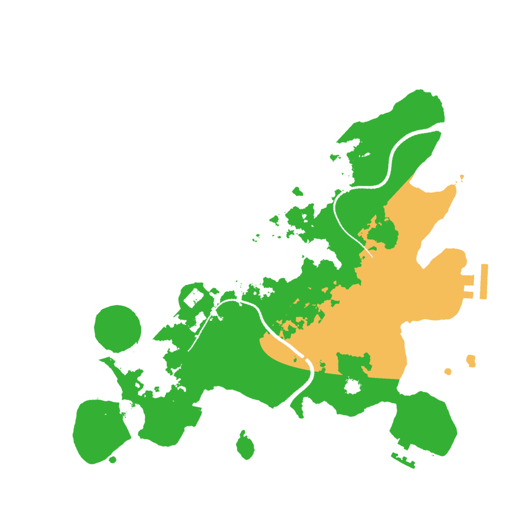 Biome Rust Map: Procedural Map, Size: 3000, Seed: 97745