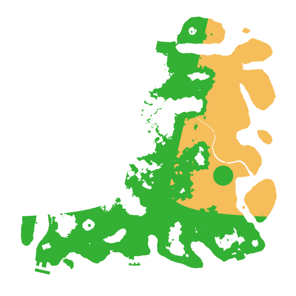 Biome Rust Map: Procedural Map, Size: 3900, Seed: 561740135
