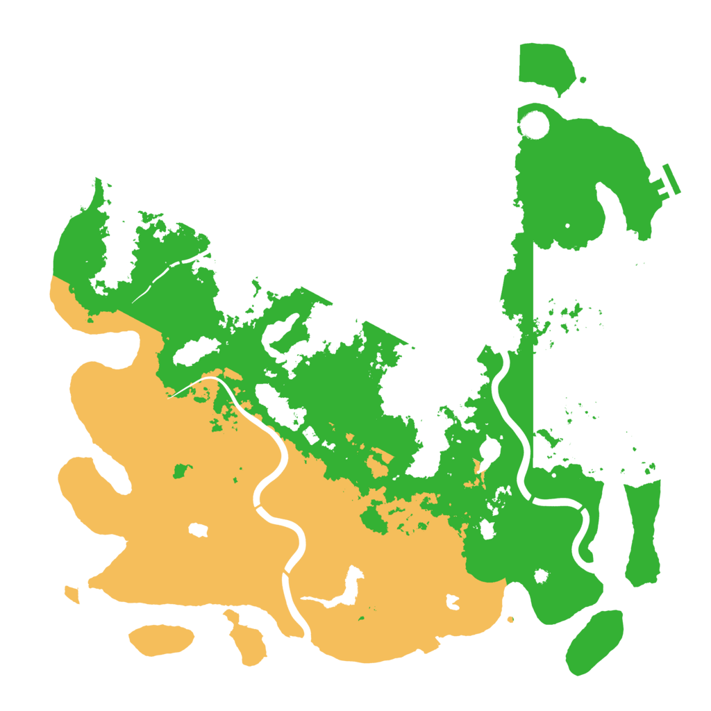 Biome Rust Map: Procedural Map, Size: 4500, Seed: 5802533