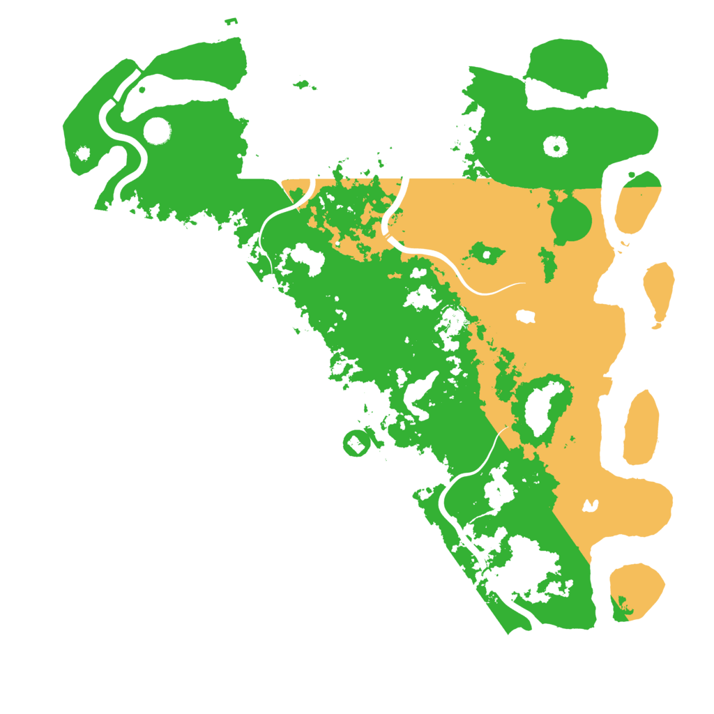 Biome Rust Map: Procedural Map, Size: 4600, Seed: 484691335