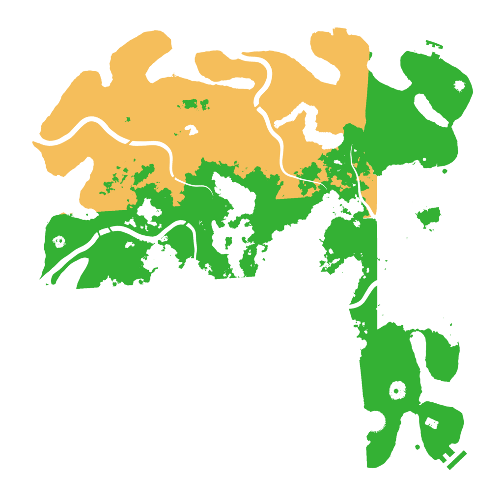 Biome Rust Map: Procedural Map, Size: 4250, Seed: 941915747