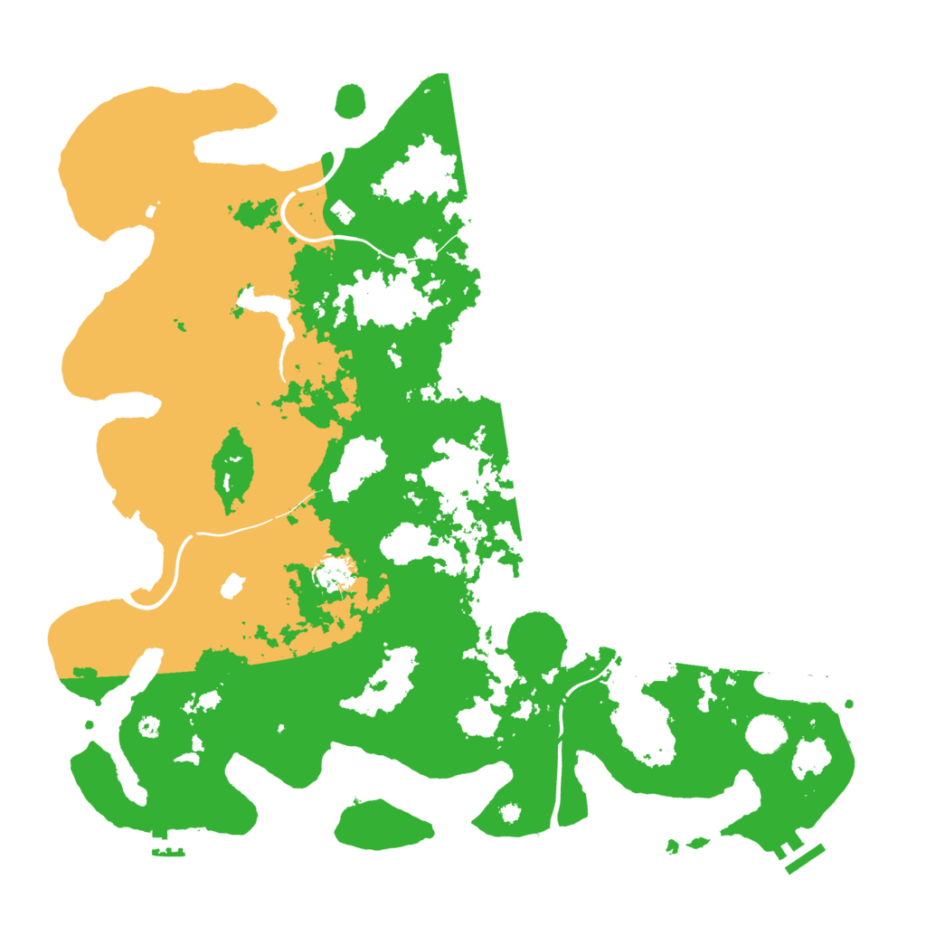 Biome Rust Map: Procedural Map, Size: 4250, Seed: 889778013