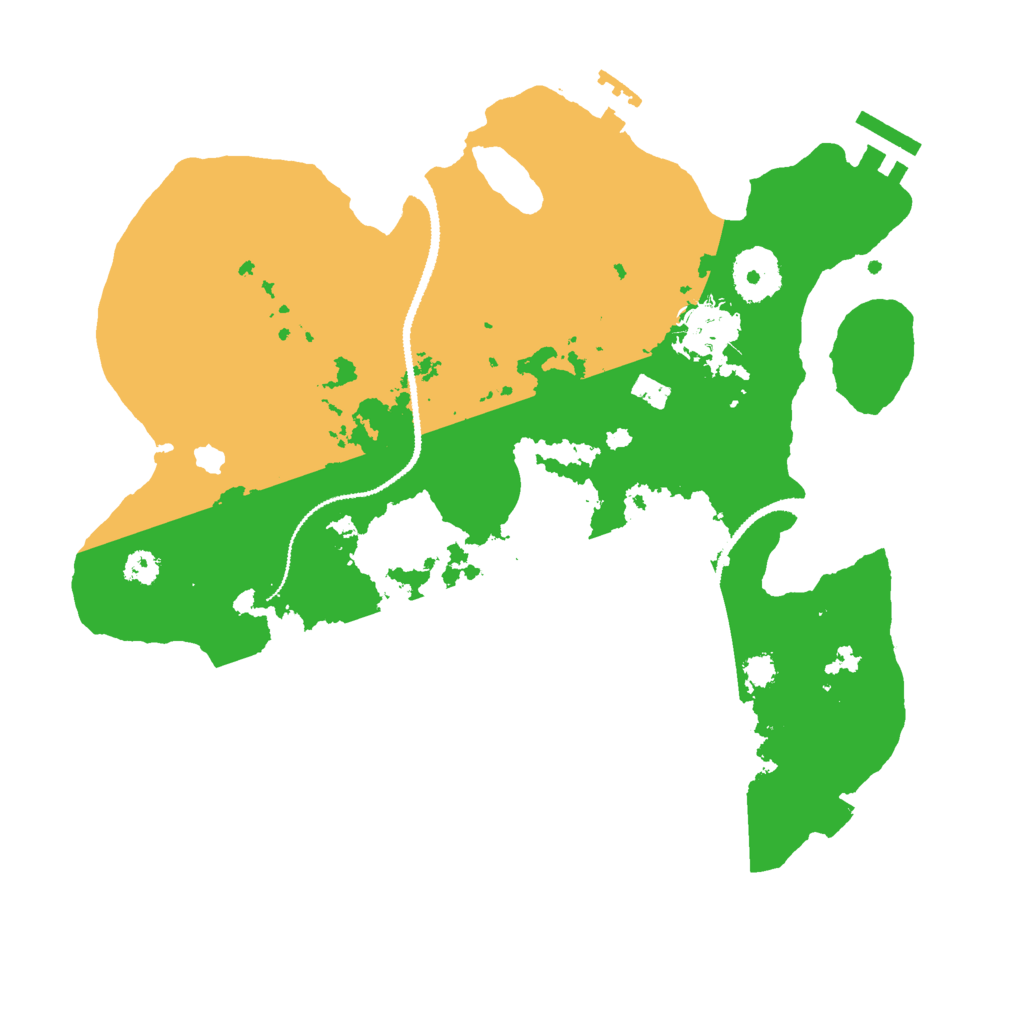 Biome Rust Map: Procedural Map, Size: 3000, Seed: 541989550