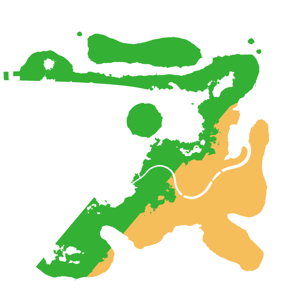 Biome Rust Map: Procedural Map, Size: 2500, Seed: 34015659