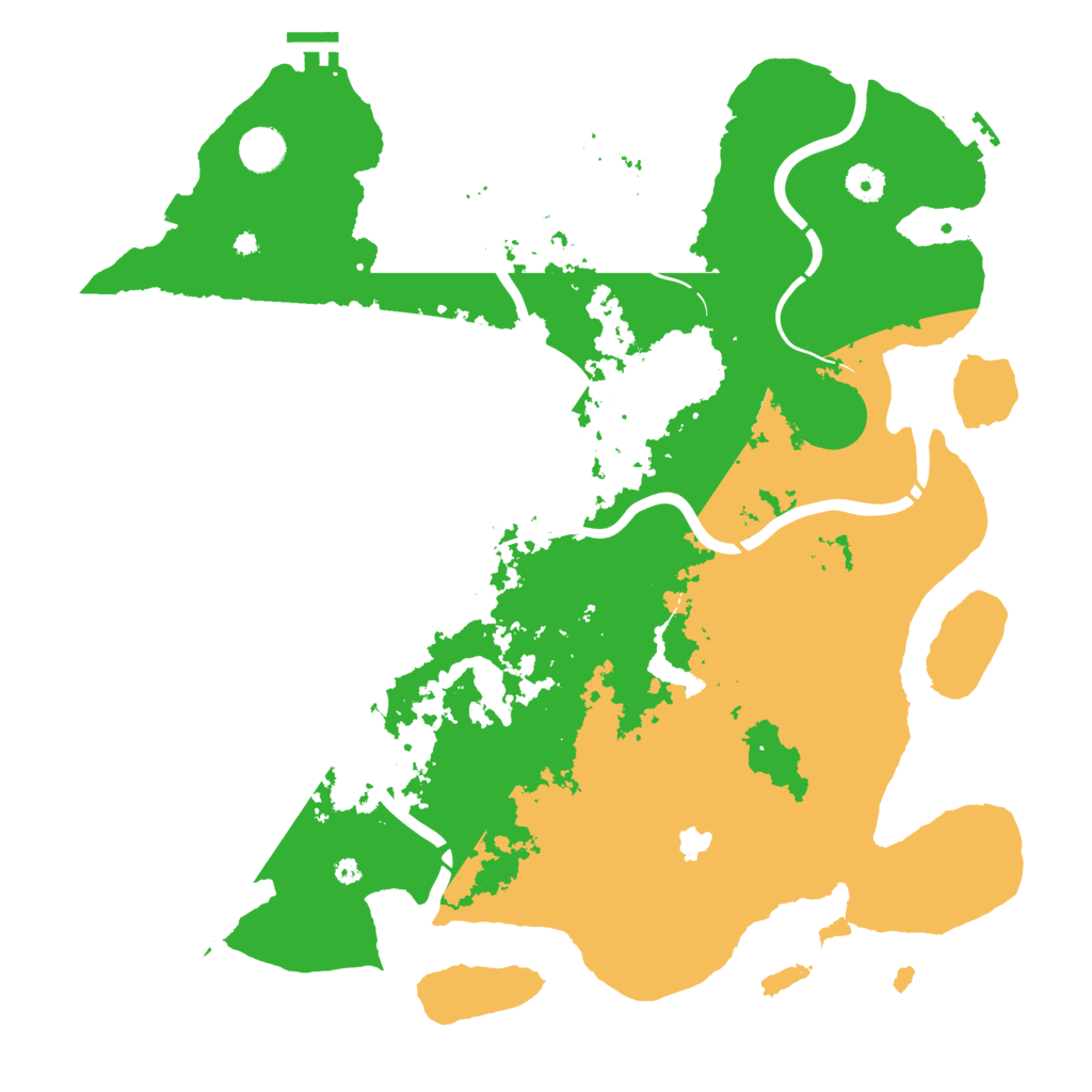 Biome Rust Map: Procedural Map, Size: 4250, Seed: 893775995