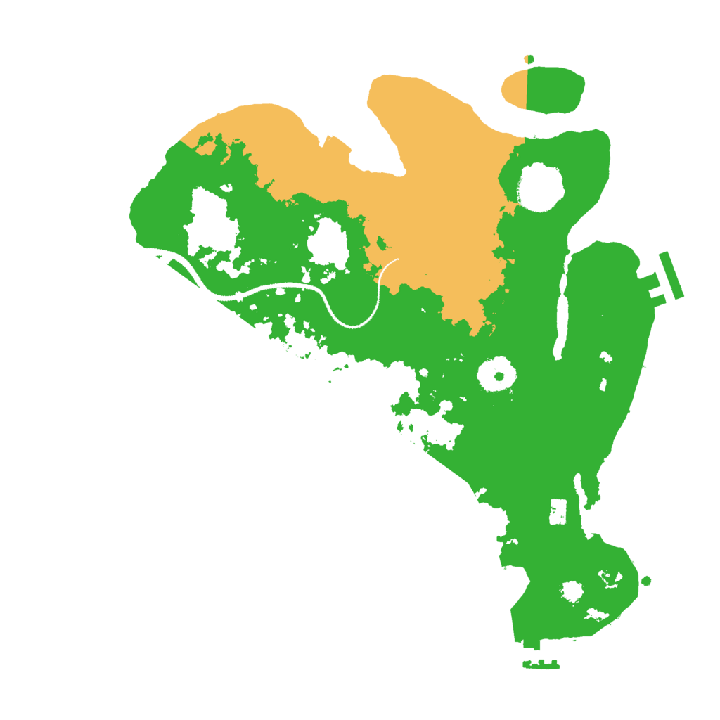 Biome Rust Map: Procedural Map, Size: 3000, Seed: 52521212