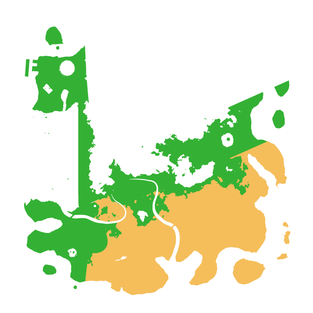 Biome Rust Map: Procedural Map, Size: 3650, Seed: 1356788371