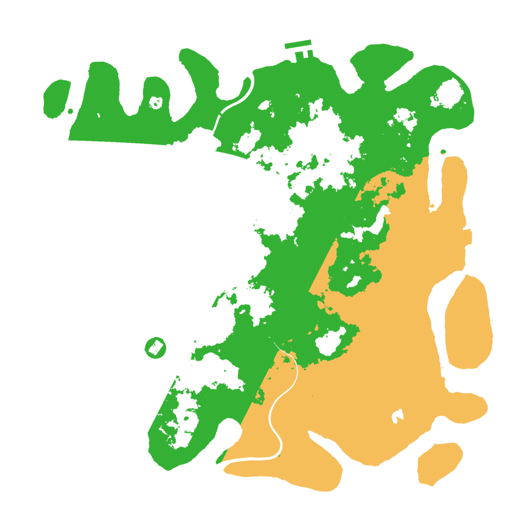 Biome Rust Map: Procedural Map, Size: 4000, Seed: 71069934