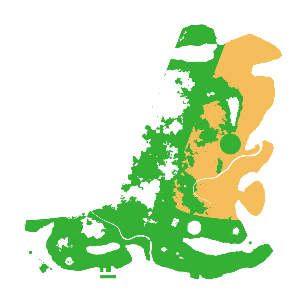 Biome Rust Map: Procedural Map, Size: 3850, Seed: 1633937929