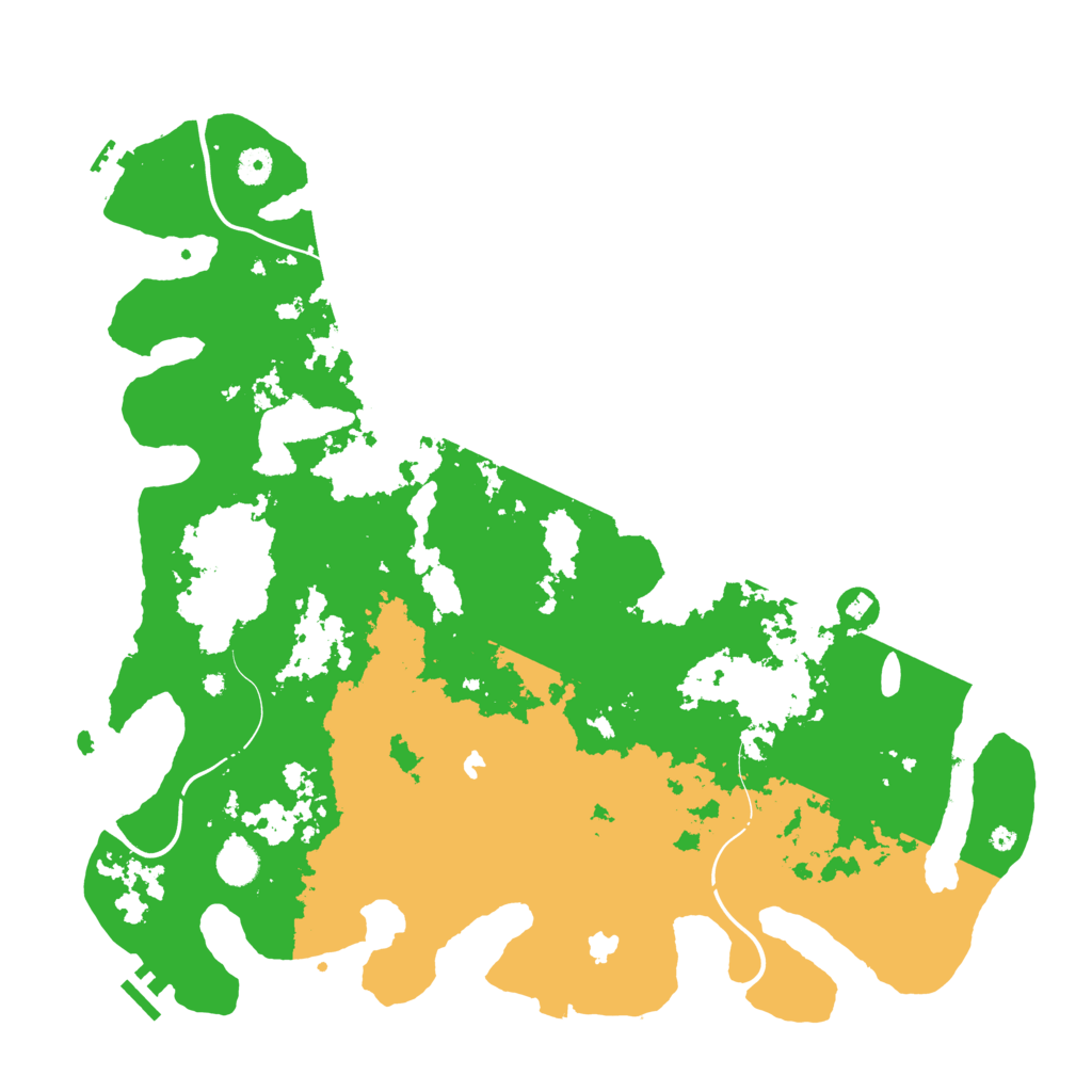 Biome Rust Map: Procedural Map, Size: 4500, Seed: 892656647