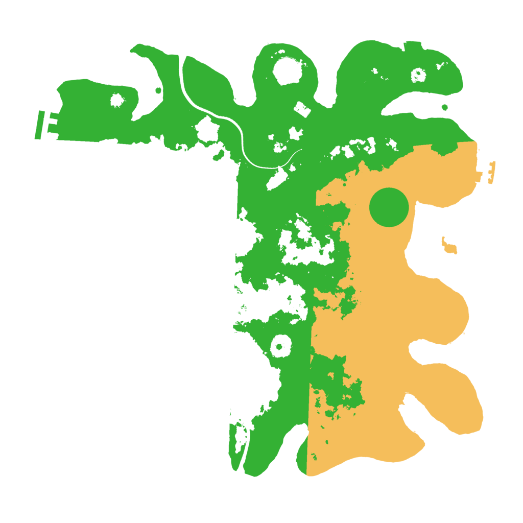 Biome Rust Map: Procedural Map, Size: 3500, Seed: 648538256