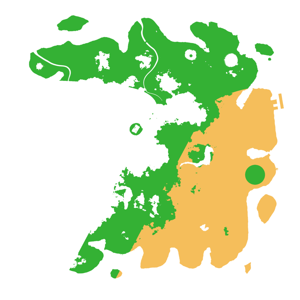 Biome Rust Map: Procedural Map, Size: 4000, Seed: 5809461