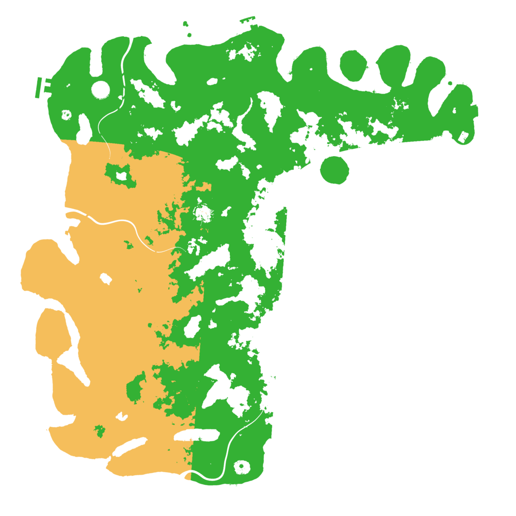 Biome Rust Map: Procedural Map, Size: 5000, Seed: 99769694