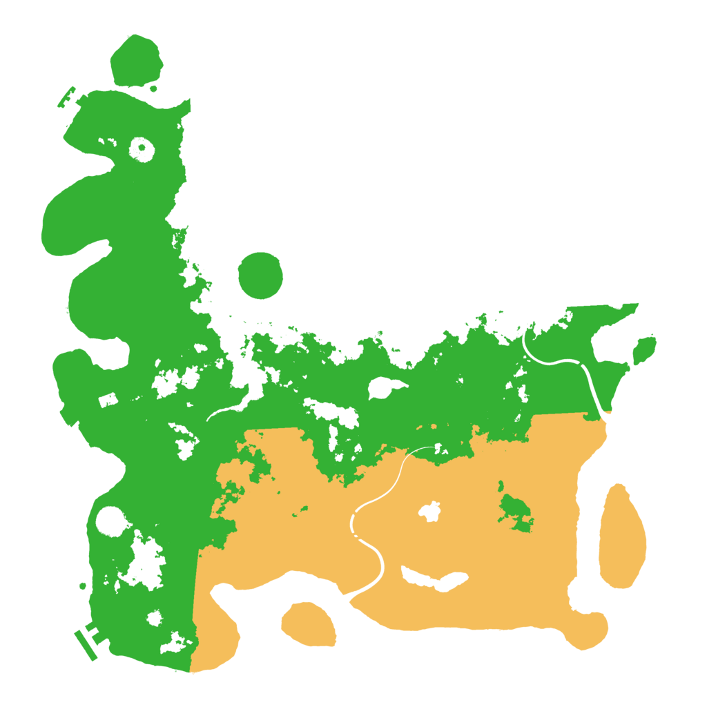 Biome Rust Map: Procedural Map, Size: 4250, Seed: 100968342