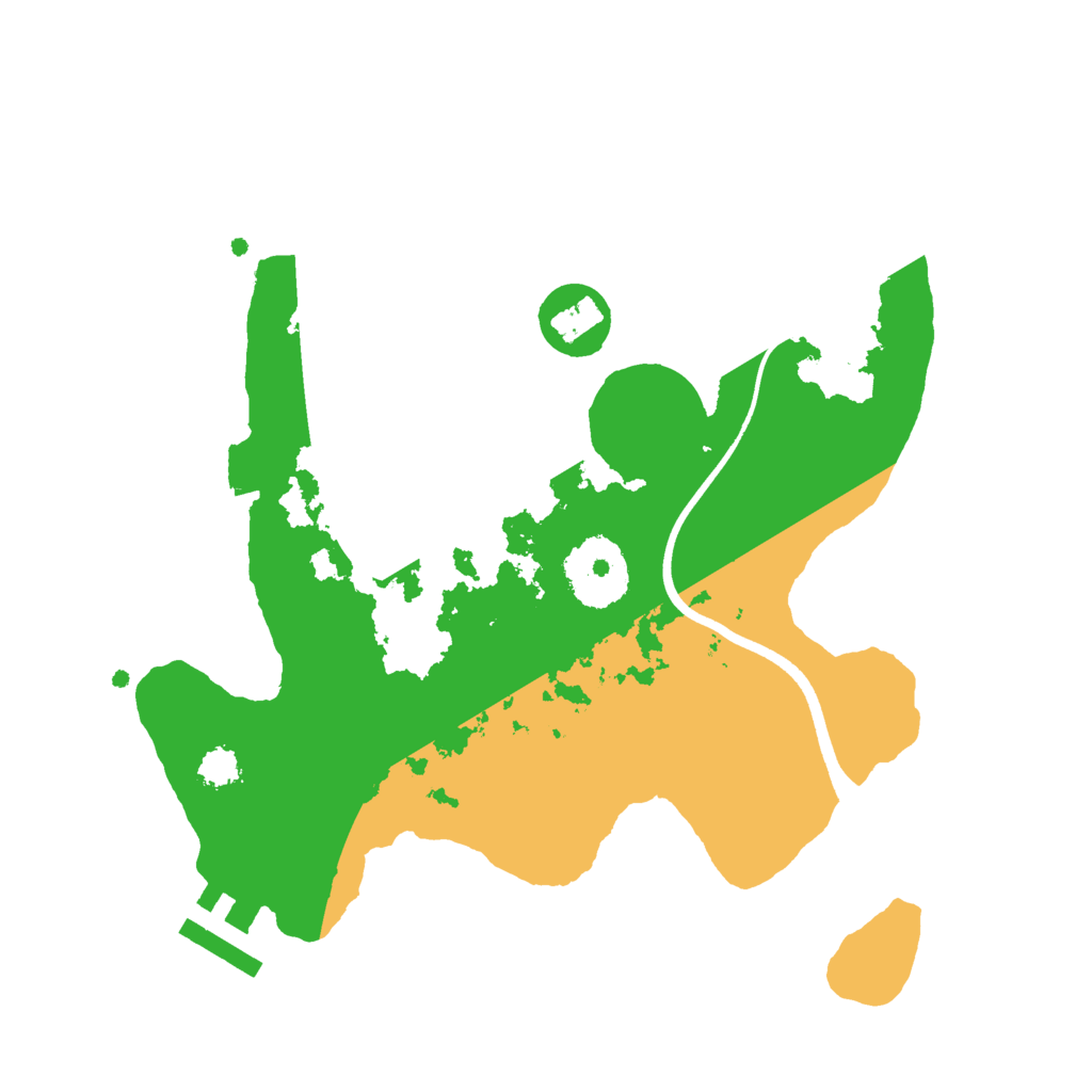 Biome Rust Map: Procedural Map, Size: 2500, Seed: 745083454