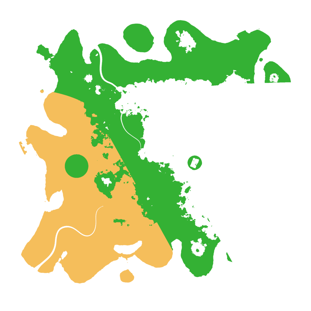 Biome Rust Map: Procedural Map, Size: 3500, Seed: 1477601061