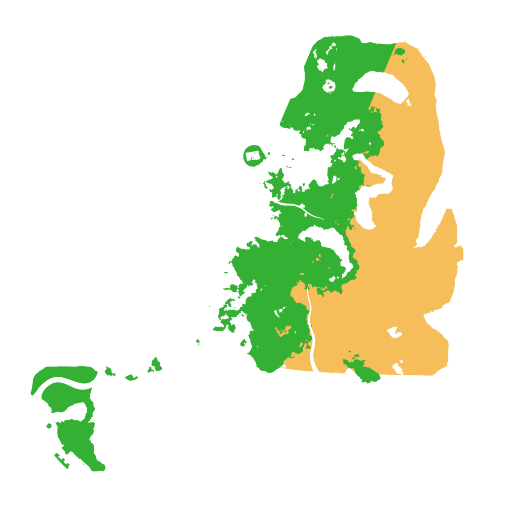 Biome Rust Map: Procedural Map, Size: 4000, Seed: 723927077