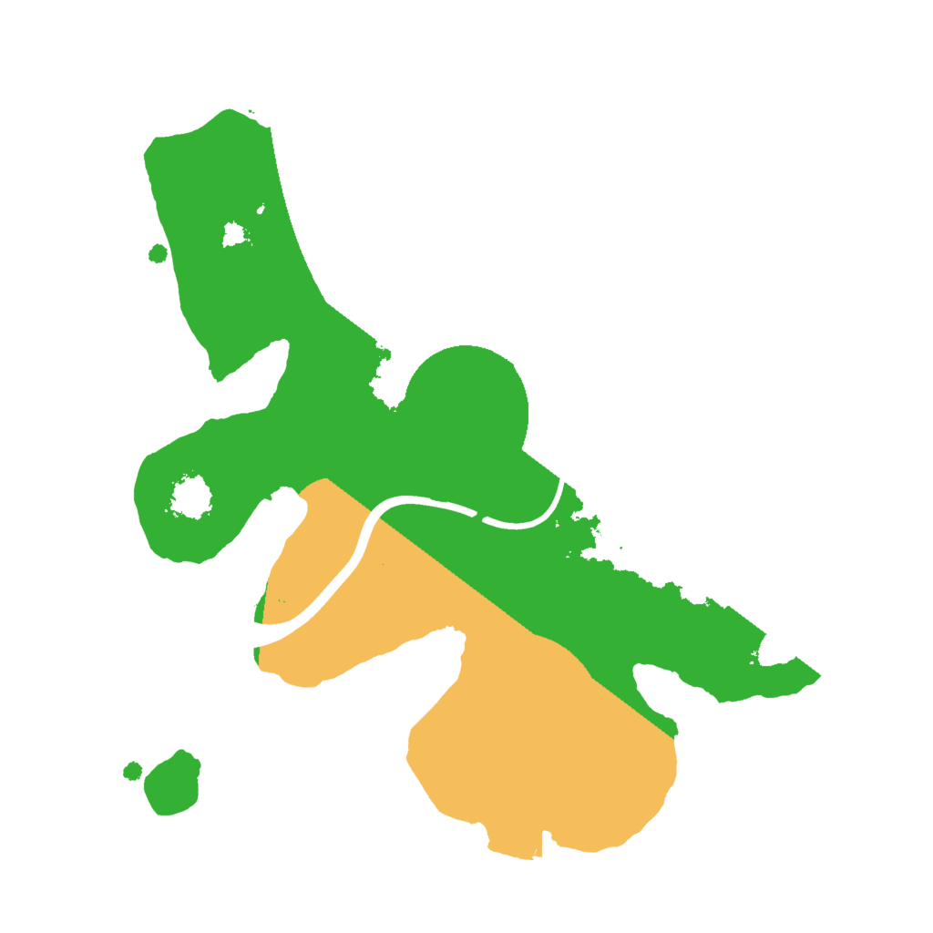 Biome Rust Map: Procedural Map, Size: 2000, Seed: 37623857