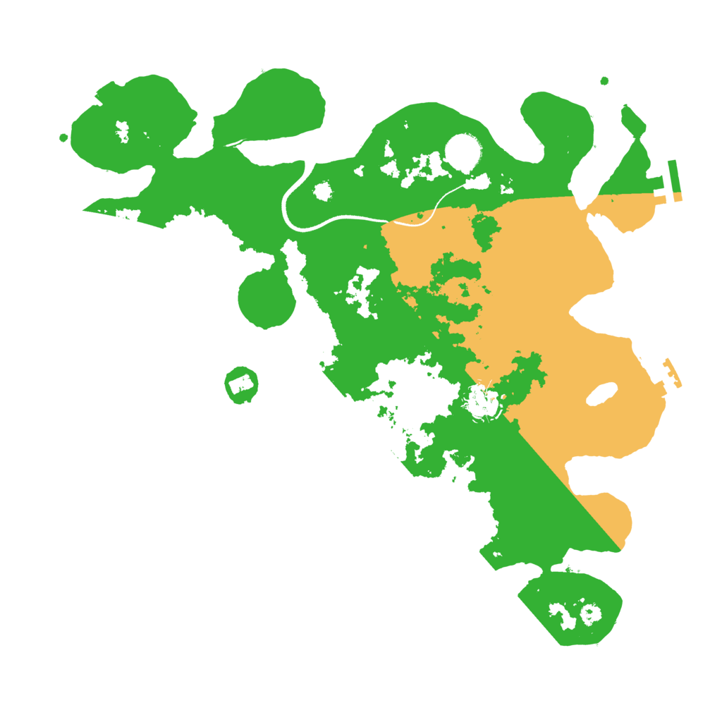 Biome Rust Map: Procedural Map, Size: 3500, Seed: 6786072