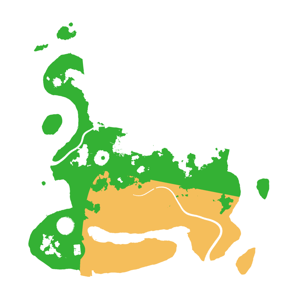 Biome Rust Map: Procedural Map, Size: 3000, Seed: 42256918