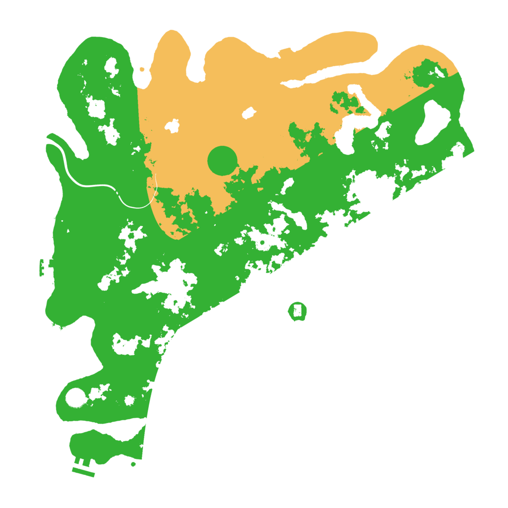 Biome Rust Map: Procedural Map, Size: 4500, Seed: 1749898383