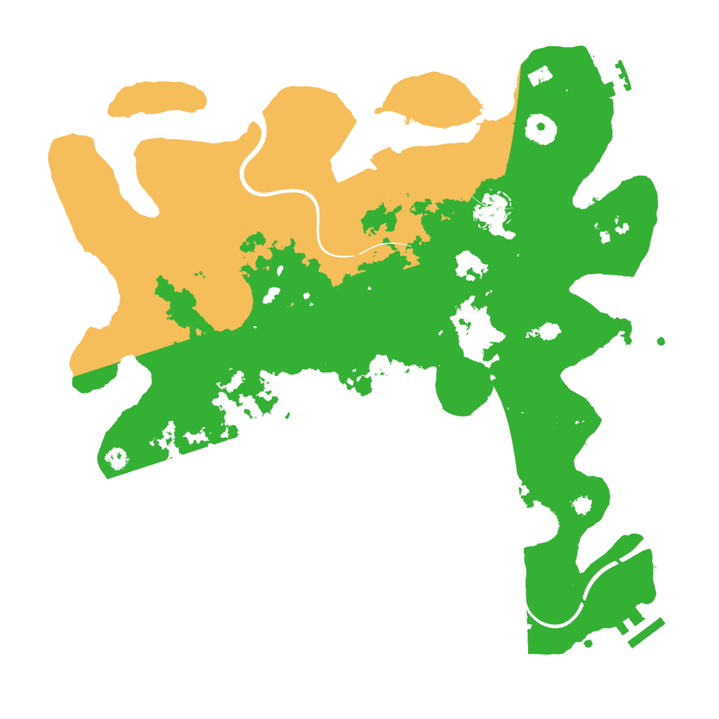 Biome Rust Map: Procedural Map, Size: 3500, Seed: 1344355877