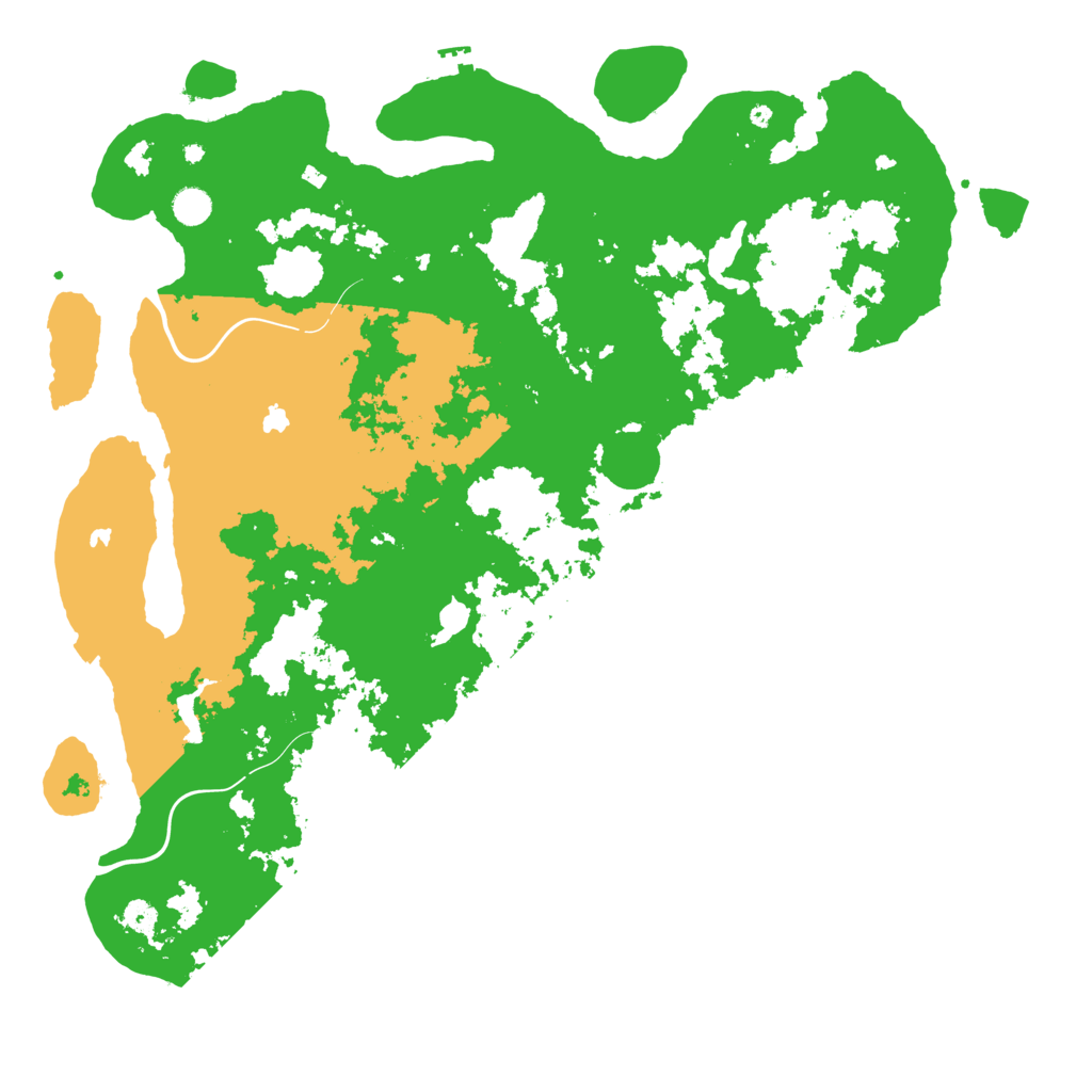 Biome Rust Map: Procedural Map, Size: 5000, Seed: 1234554321