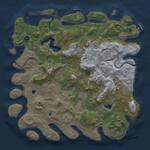 Thumbnail Rust Map: Procedural Map, Size: 4500, Seed: 1503230687, 17 Monuments