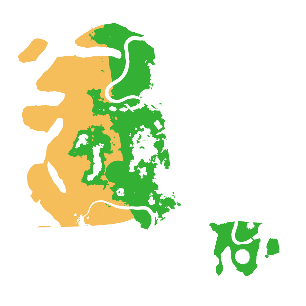 Biome Rust Map: Procedural Map, Size: 3700, Seed: 1842452561
