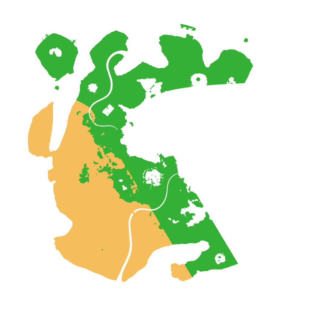 Biome Rust Map: Procedural Map, Size: 3000, Seed: 465673226