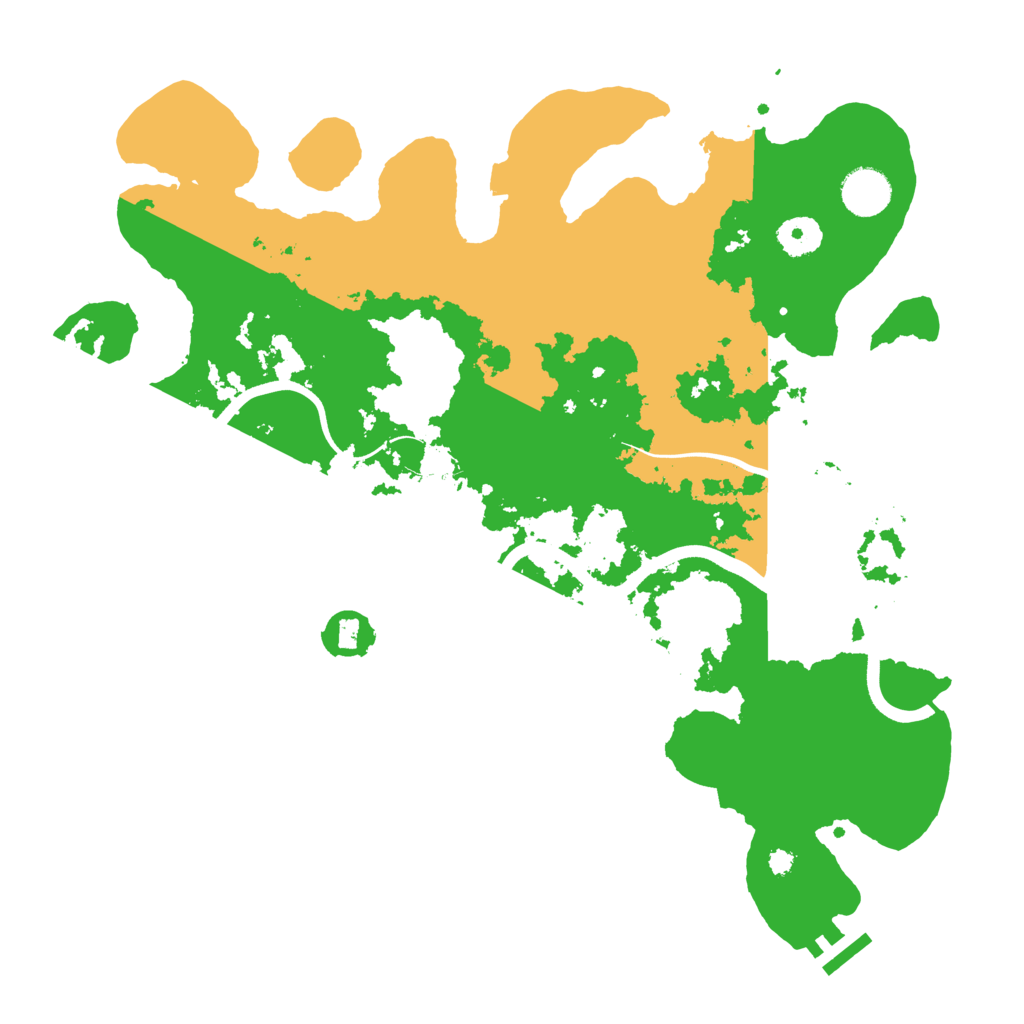 Biome Rust Map: Procedural Map, Size: 3700, Seed: 1956292951