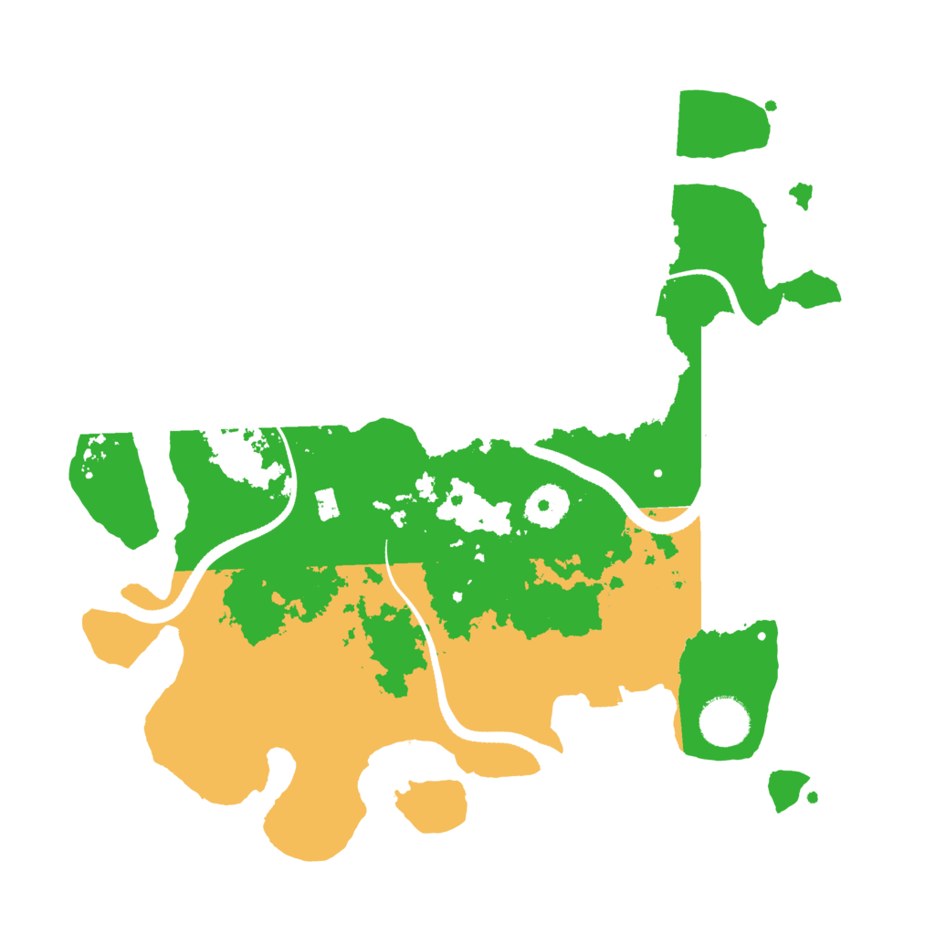 Biome Rust Map: Procedural Map, Size: 3300, Seed: 732313156
