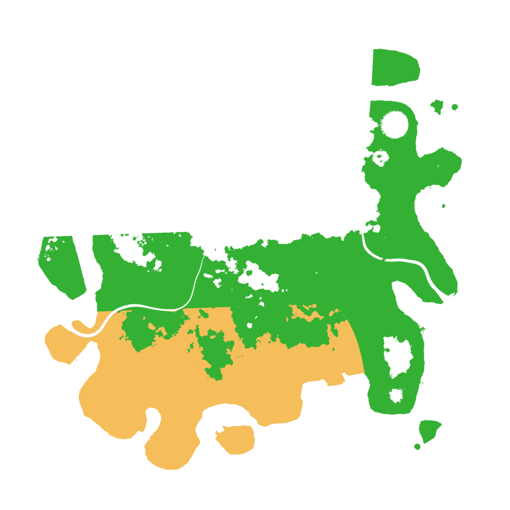 Biome Rust Map: Procedural Map, Size: 3300, Seed: 732313156