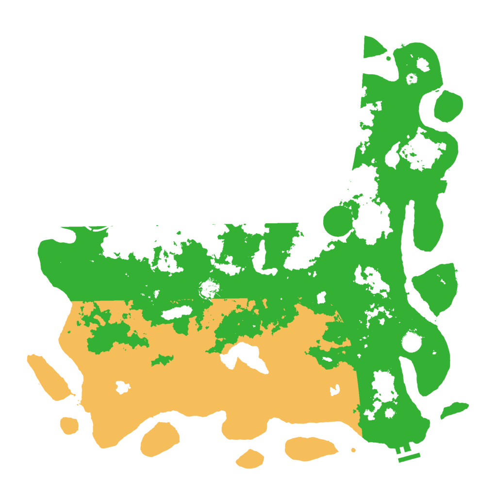 Biome Rust Map: Procedural Map, Size: 4500, Seed: 106788609