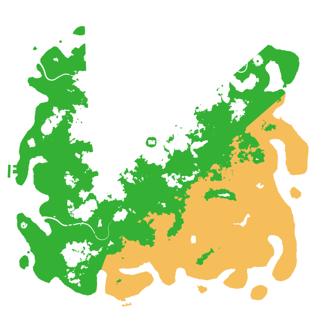 Biome Rust Map: Procedural Map, Size: 5000, Seed: 76771