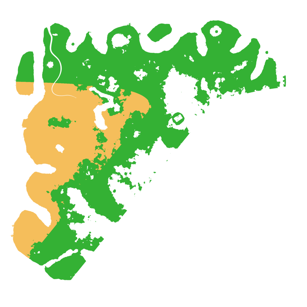 Biome Rust Map: Procedural Map, Size: 4200, Seed: 83788165