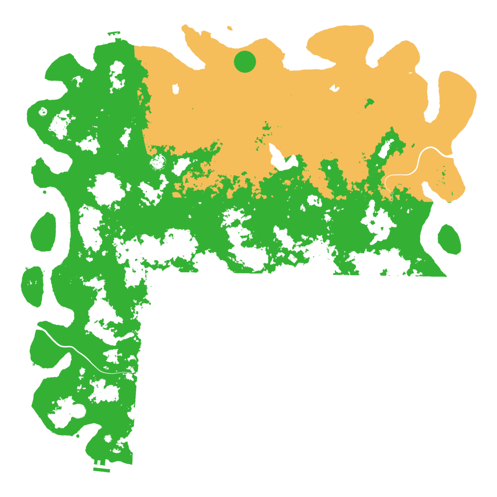 Biome Rust Map: Procedural Map, Size: 6000, Seed: 1167034967