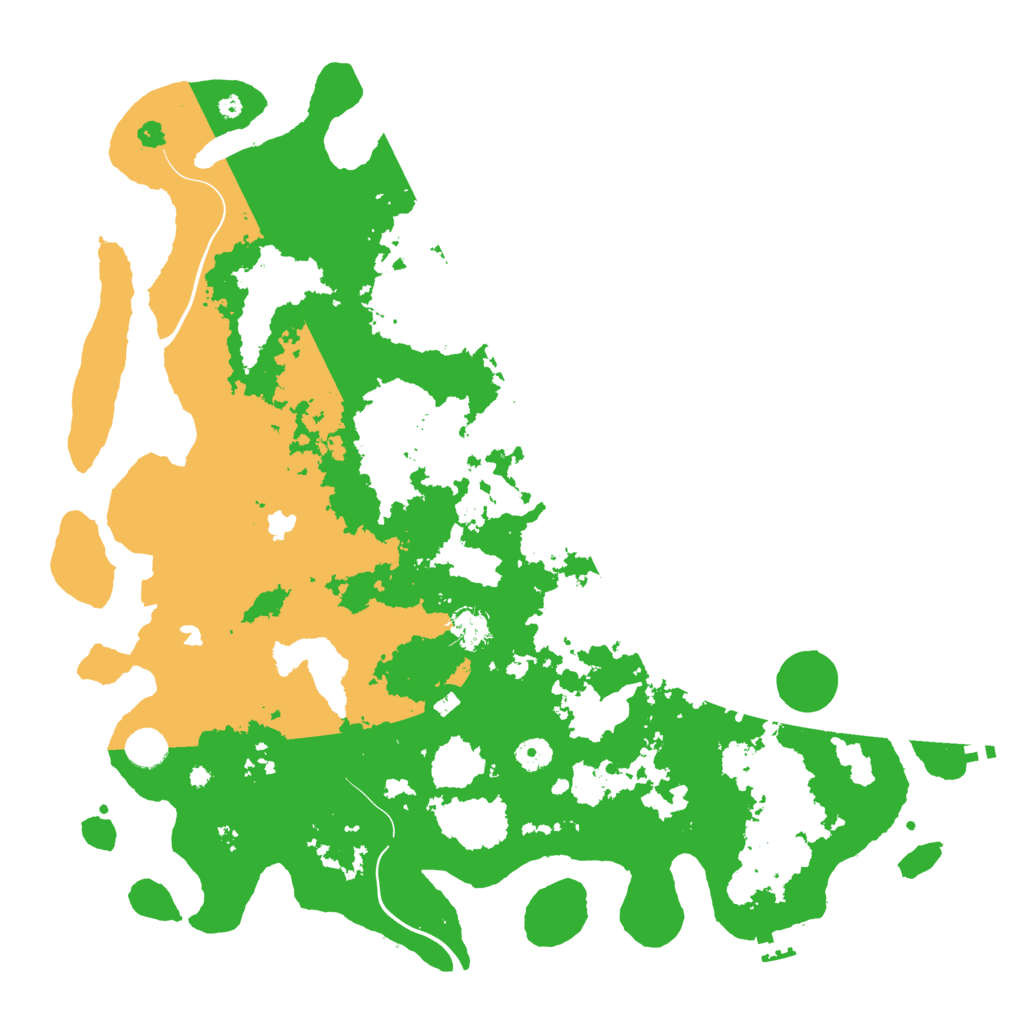Biome Rust Map: Procedural Map, Size: 4500, Seed: 654454066