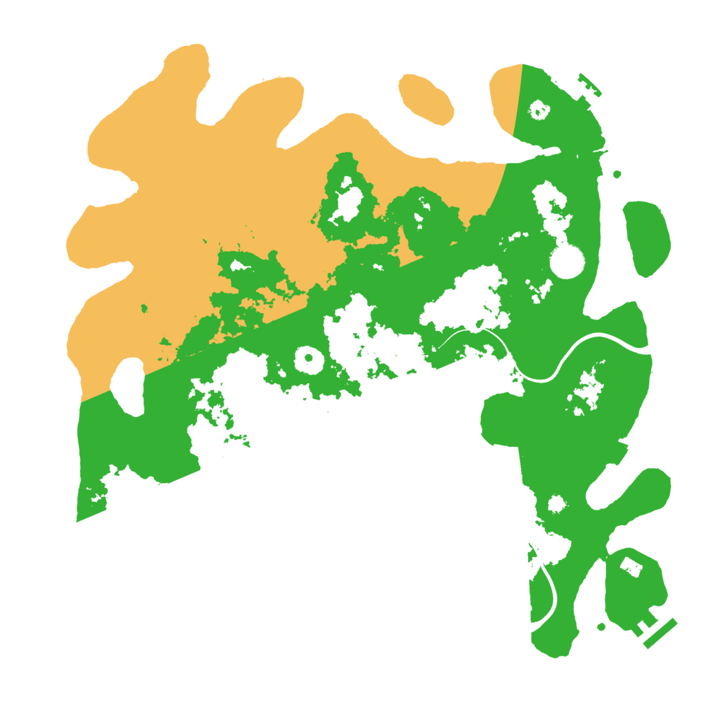 Biome Rust Map: Procedural Map, Size: 3700, Seed: 1786350618