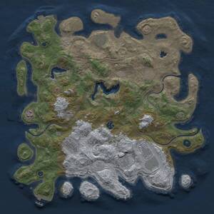 Thumbnail Rust Map: Procedural Map, Size: 4250, Seed: 526019460, 13 Monuments