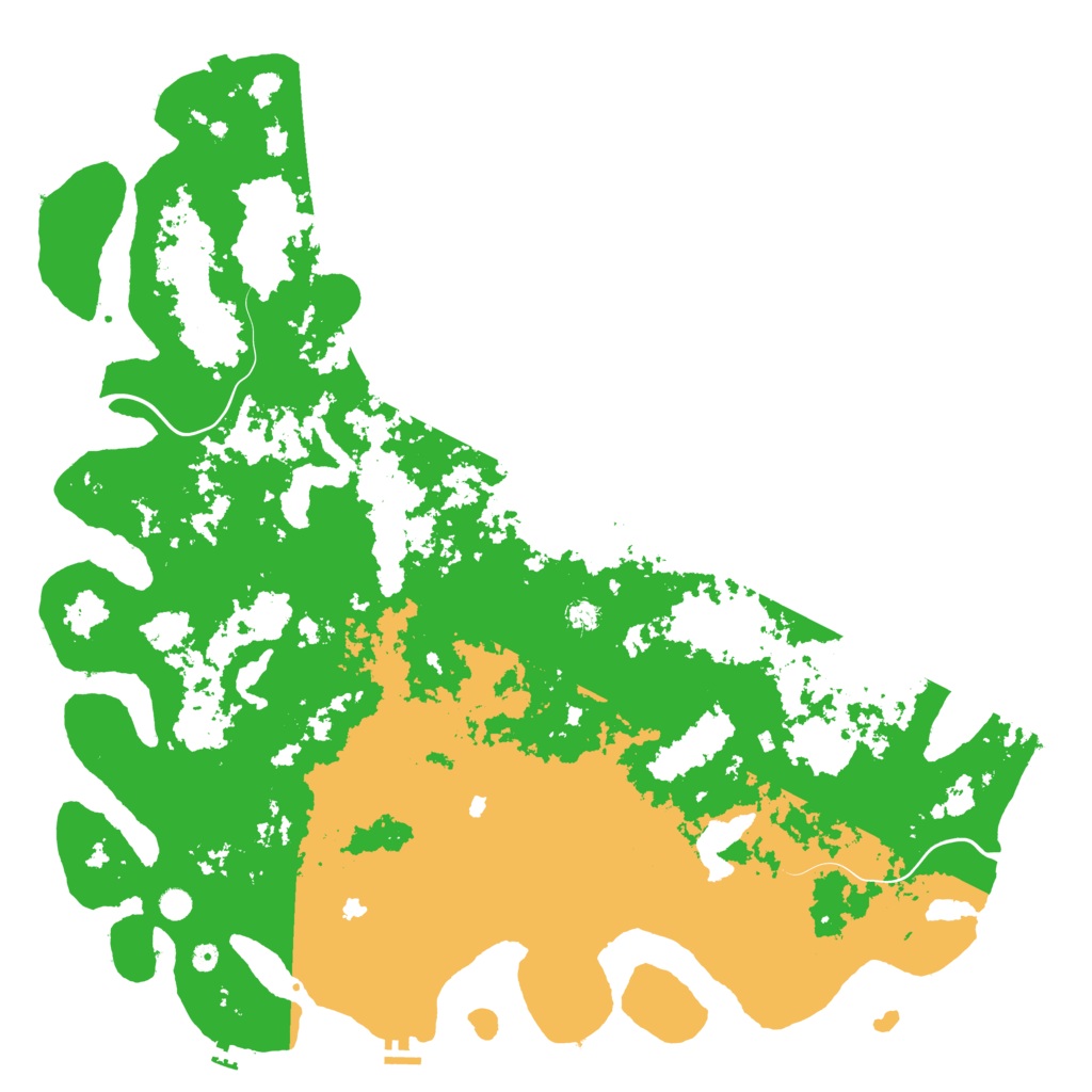 Biome Rust Map: Procedural Map, Size: 6000, Seed: 1797847459