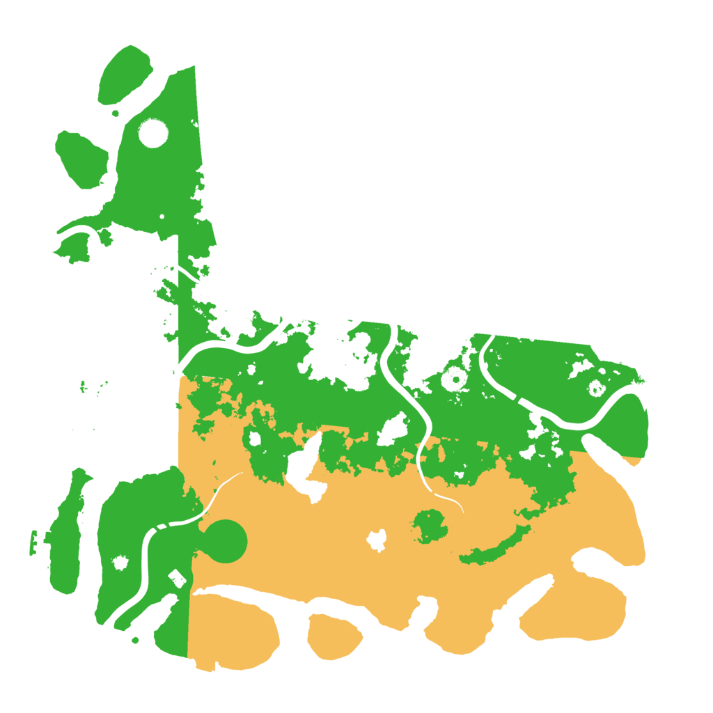 Biome Rust Map: Procedural Map, Size: 4300, Seed: 2547825