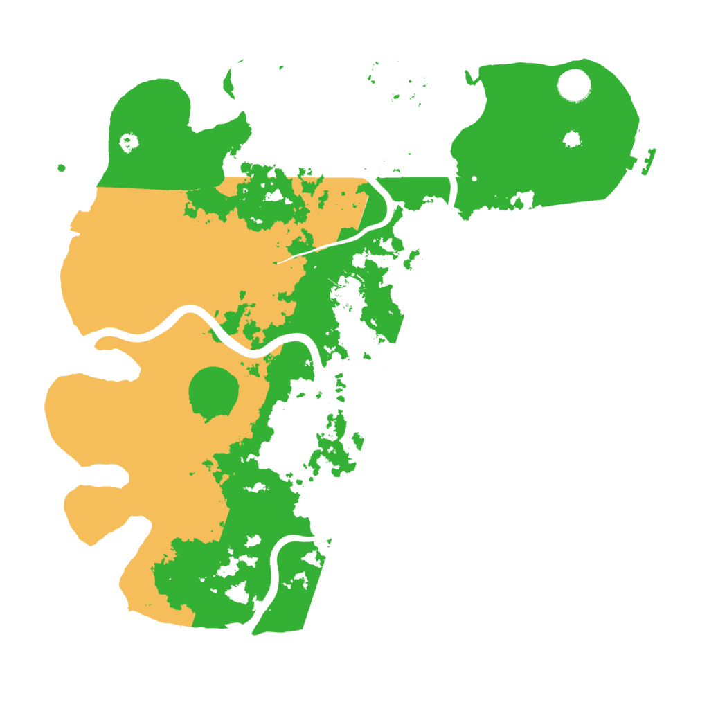 Biome Rust Map: Procedural Map, Size: 3800, Seed: 1321366757