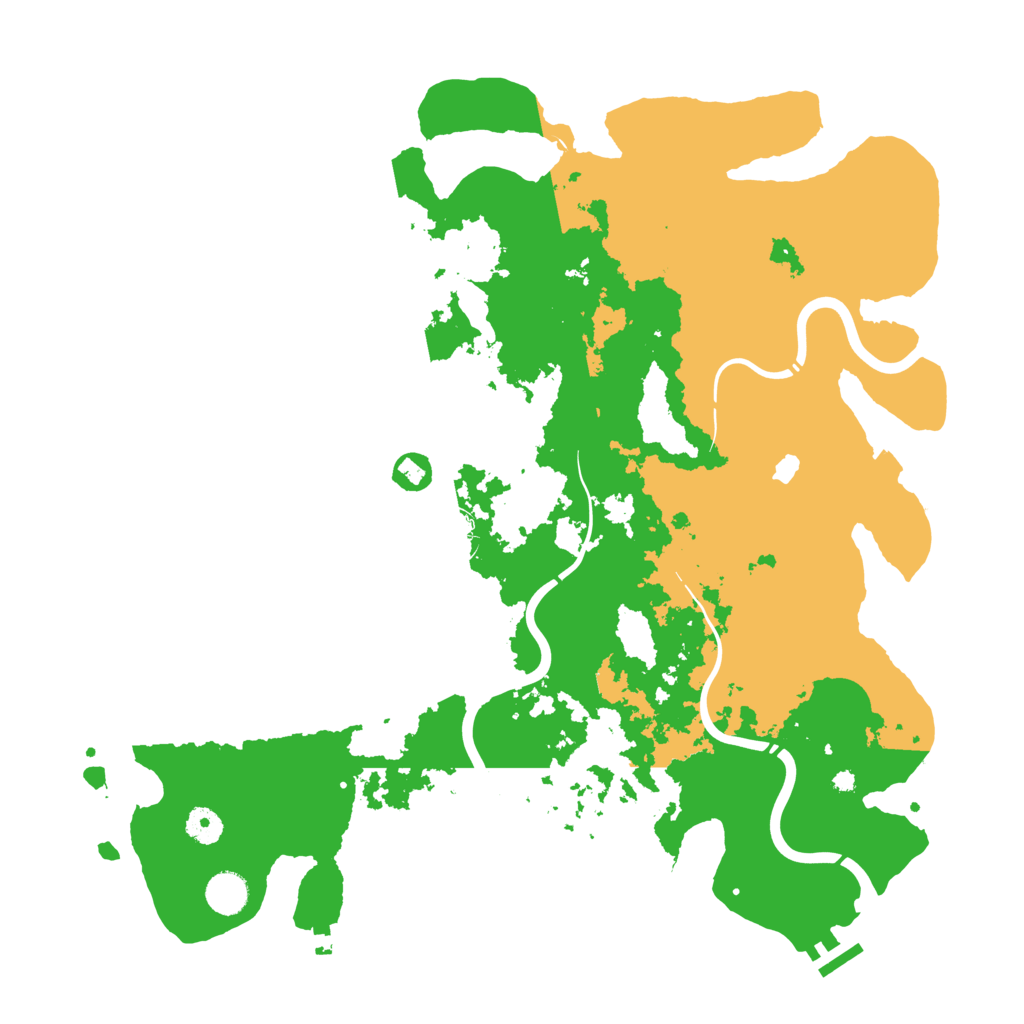 Biome Rust Map: Procedural Map, Size: 4250, Seed: 1372323149